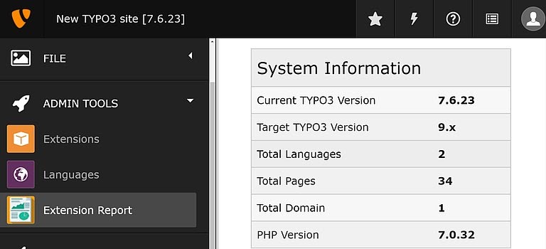 TYPO3 Upgrade Compatibility Checker TYPO3 Upgrade Compatibility Checker